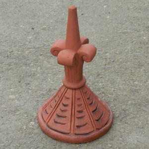 round conical turret roof finials